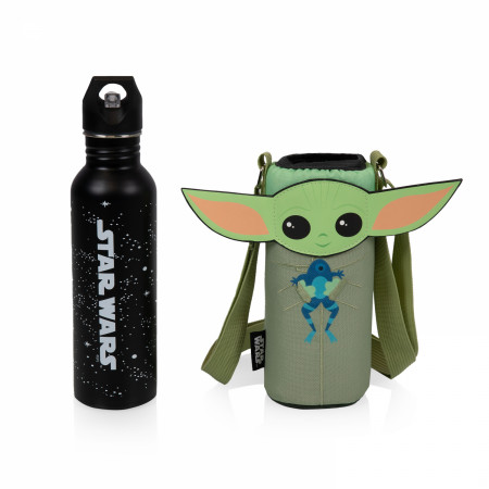 Star Wars the Mandalorian Grogu Bottle Cooler with Bottle